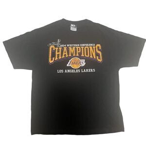 Vintage 2004 Los Angeles Lakers Western Conference Champions T Shirt